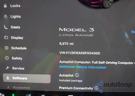2025 Tesla Model 3 Long Range Rear-Wheel Drive из США, поврежденный, VIN 5YJ3E1EA5SF004300